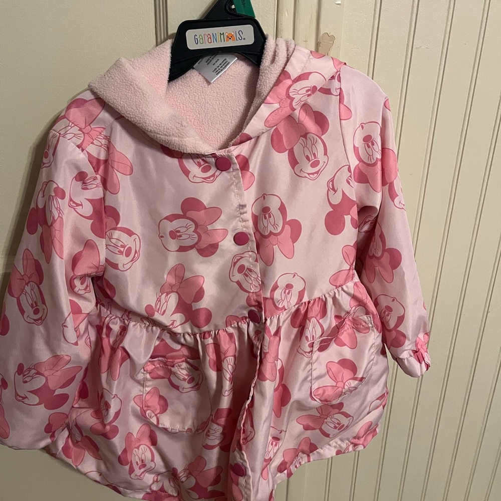 Pink Minnie Mouse Hooded Jacket